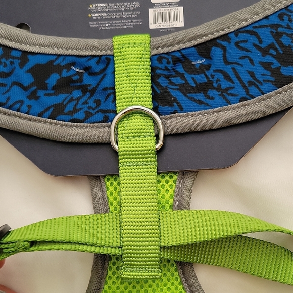 🐕 NWT Reebok Blue and Green Pet Harness. Size LARGE - Picture 9 of 15